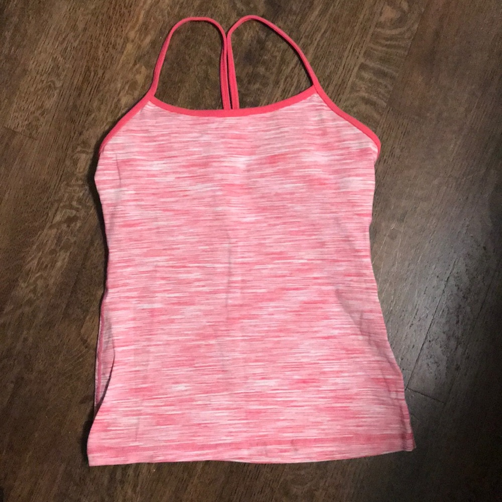 Pink lululemon tank